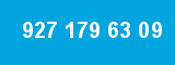 927 179 63 09 927 179 63 09